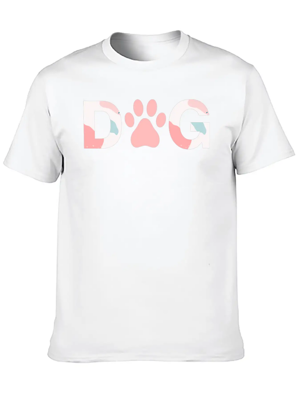 Dog Paw Breathable Soft Cotton T-Shirt – Timeless Casual Look