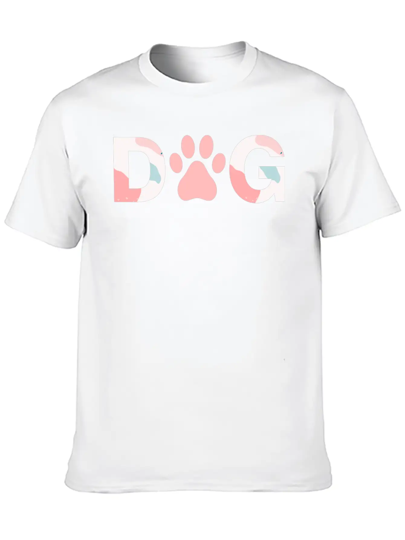Dog Paw Breathable Soft Cotton T-Shirt – Timeless Casual Look