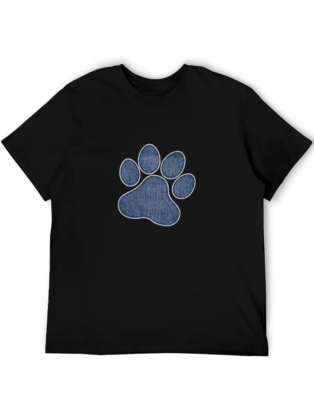 Dog Paw Unisex Short Sleeve Soft Cotton T-Shirt – Casual Everyday Wear
