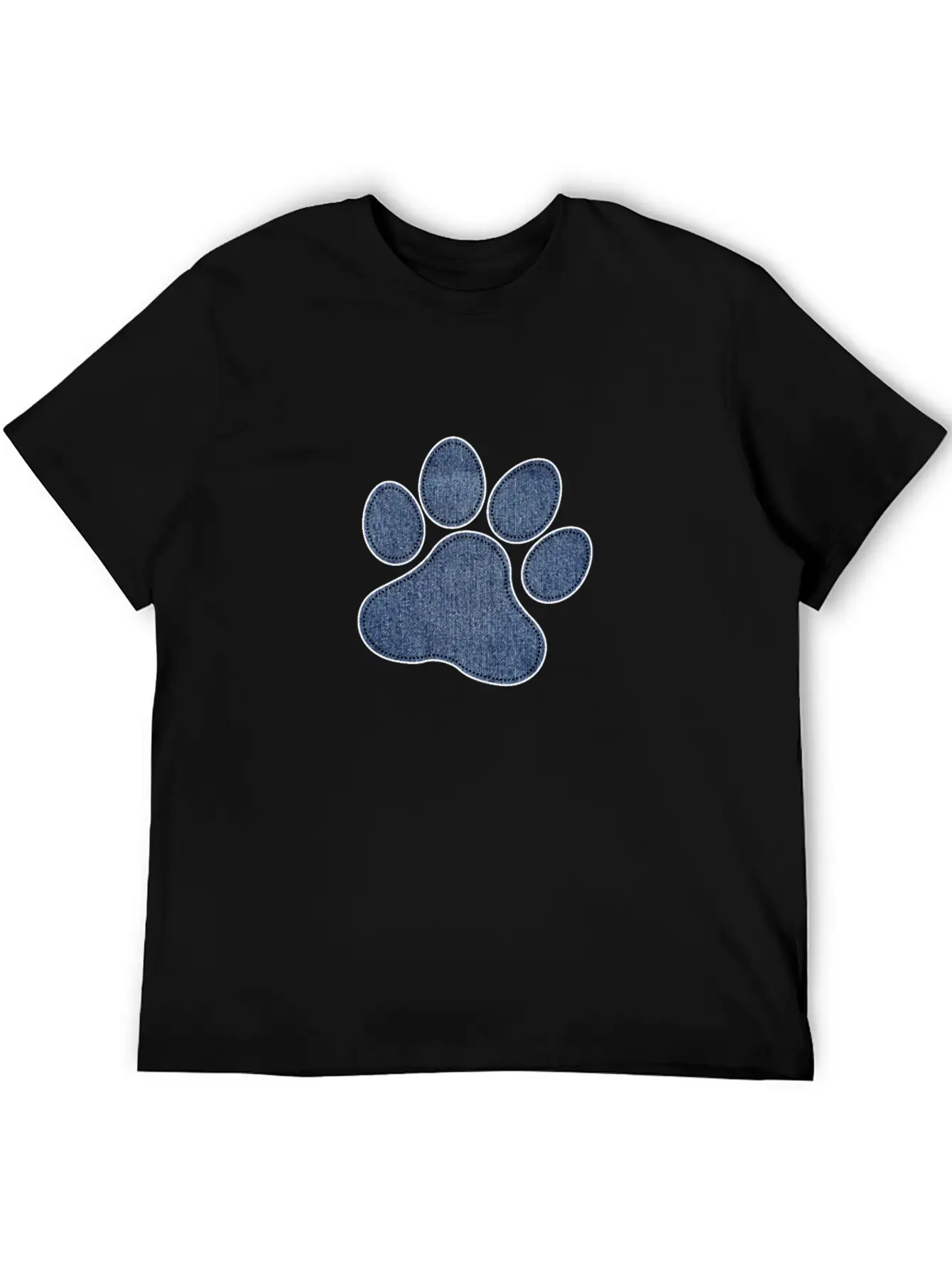 Dog Paw Unisex Short Sleeve Soft Cotton T-Shirt – Casual Everyday Wear