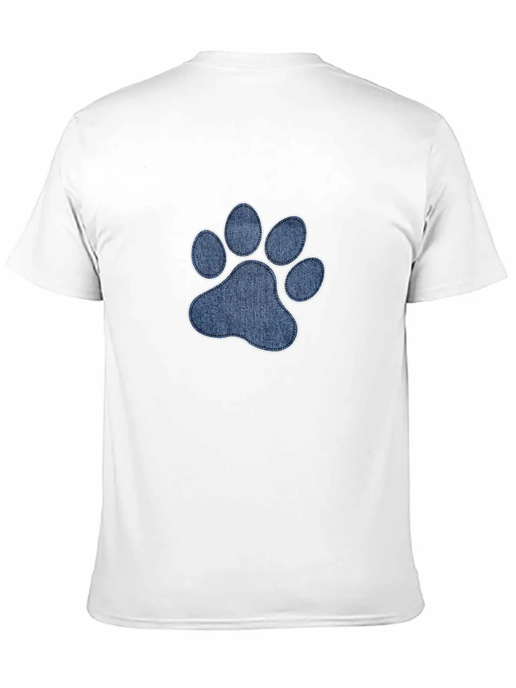 Dog Paw Unisex Short Sleeve Soft Cotton T-Shirt – Casual Everyday Wear