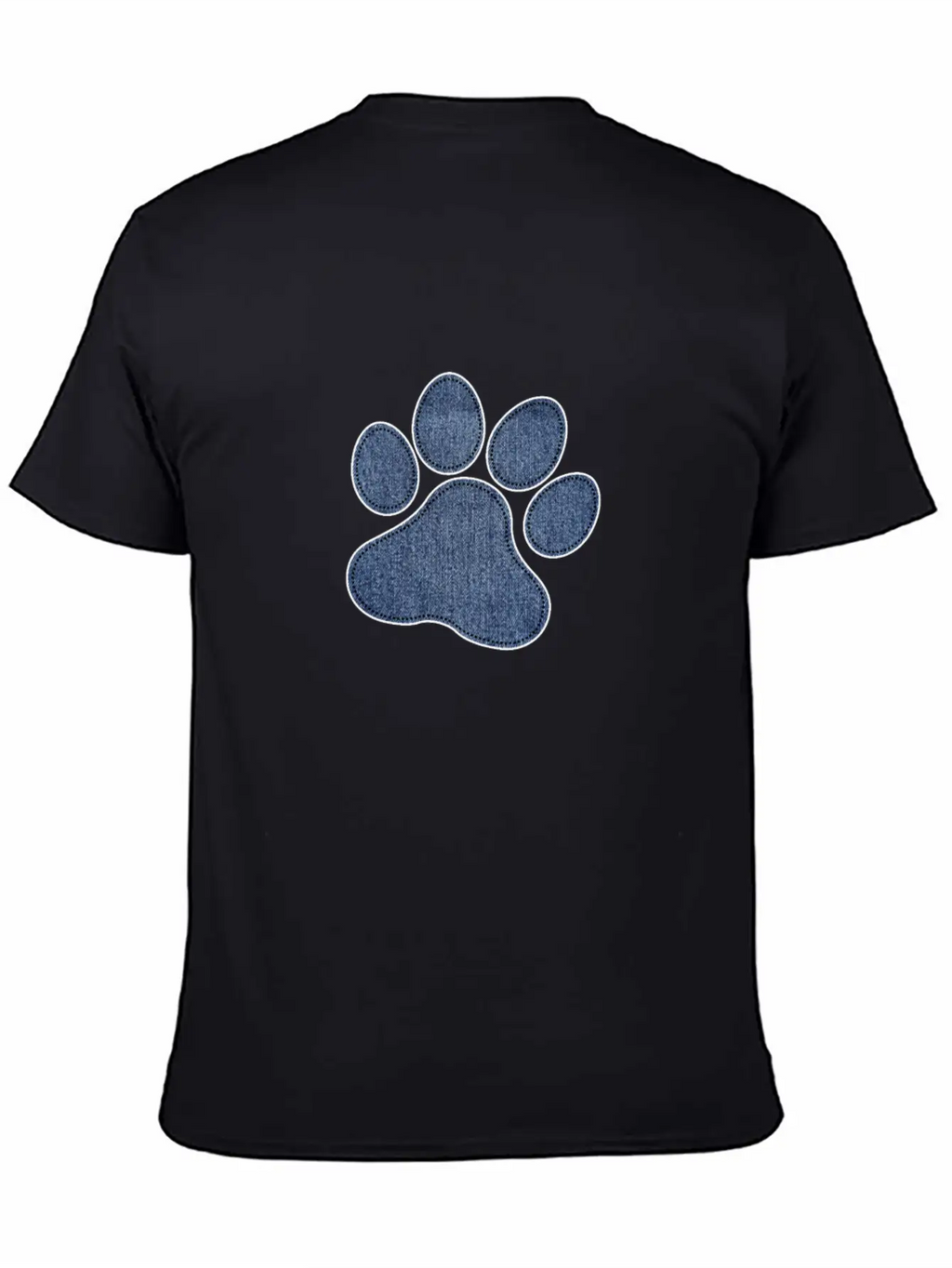 Dog Paw Unisex Short Sleeve Soft Cotton T-Shirt – Casual Everyday Wear