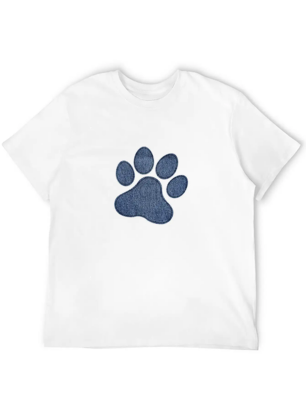 Dog Paw Unisex Short Sleeve Soft Cotton T-Shirt – Casual Everyday Wear