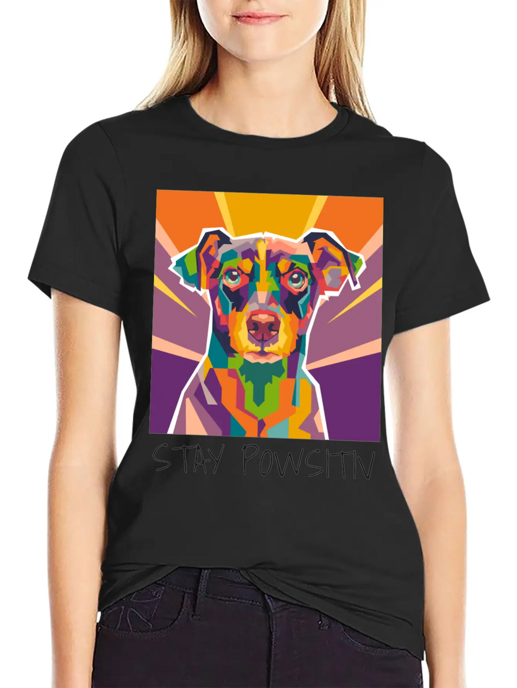 Dog Pop Art Essential Cotton Tee For Daily Outfits – Unisex Style