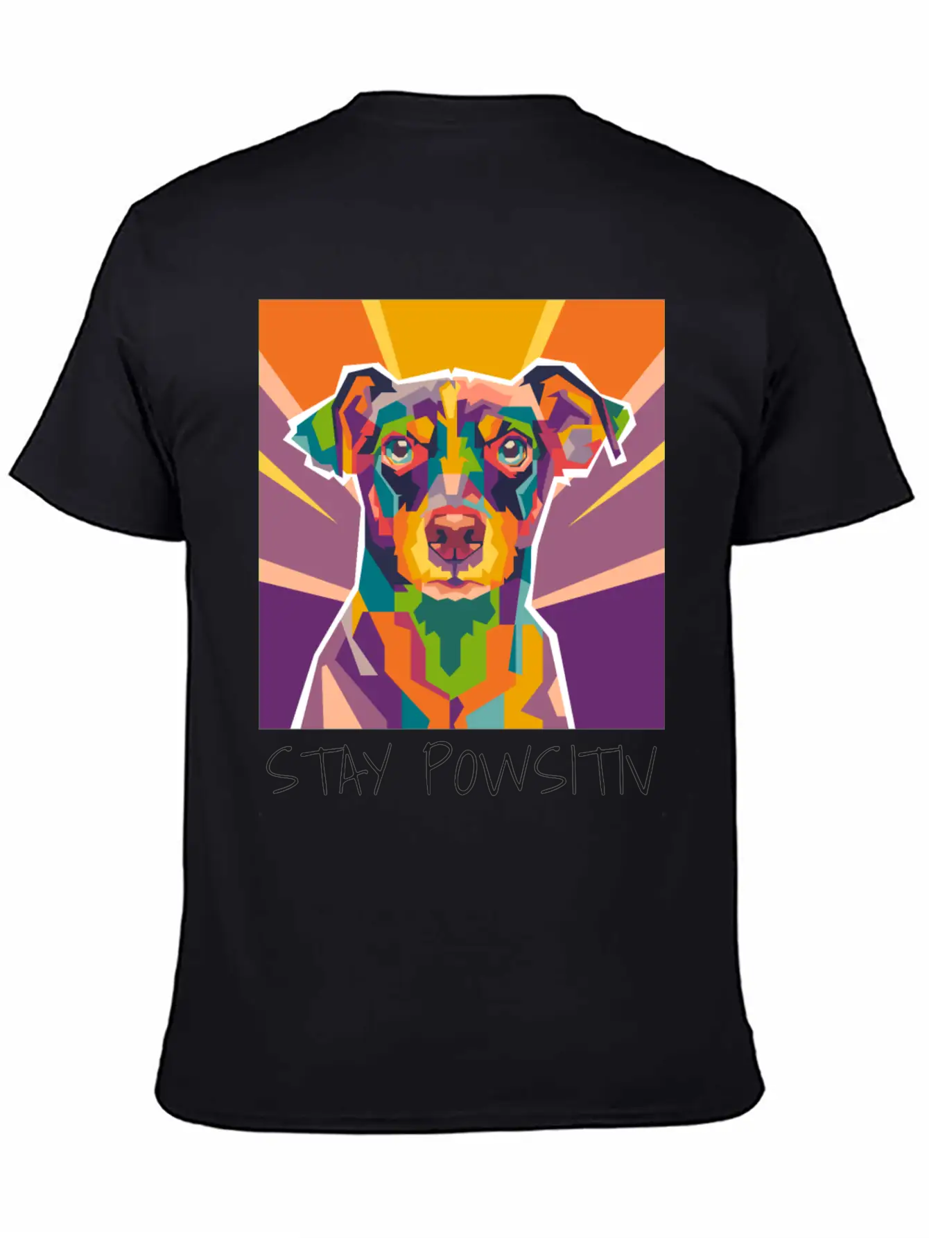 Dog Pop Art Essential Cotton Tee For Daily Outfits – Unisex Style