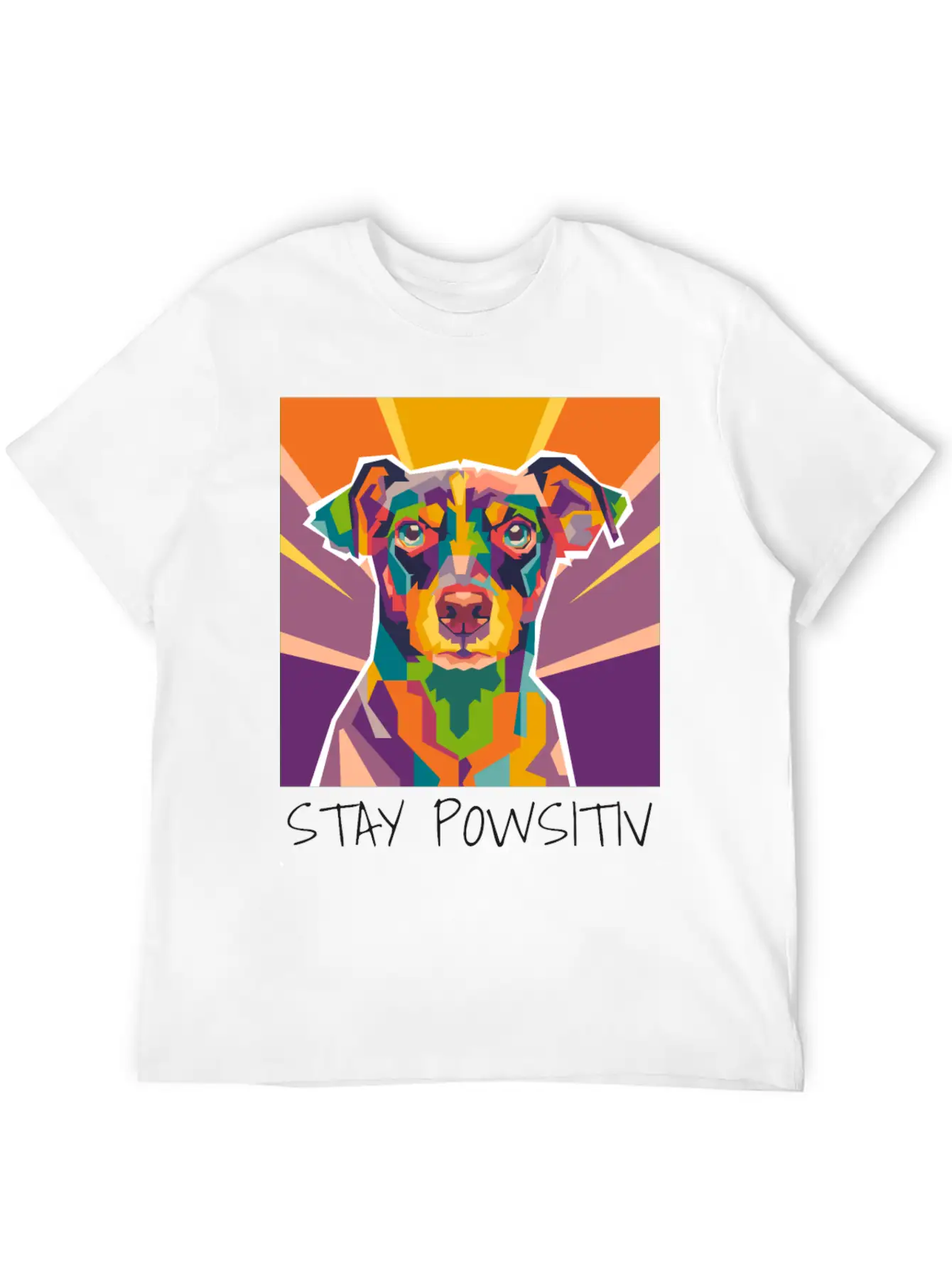 Dog Pop Art Essential Cotton Tee For Daily Outfits – Unisex Style