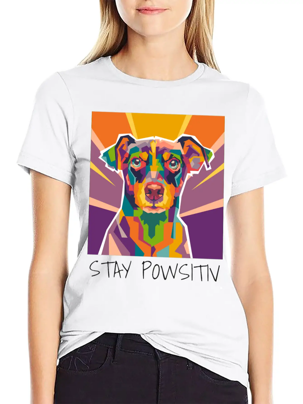 Dog Pop Art Essential Cotton Tee For Daily Outfits – Unisex Style