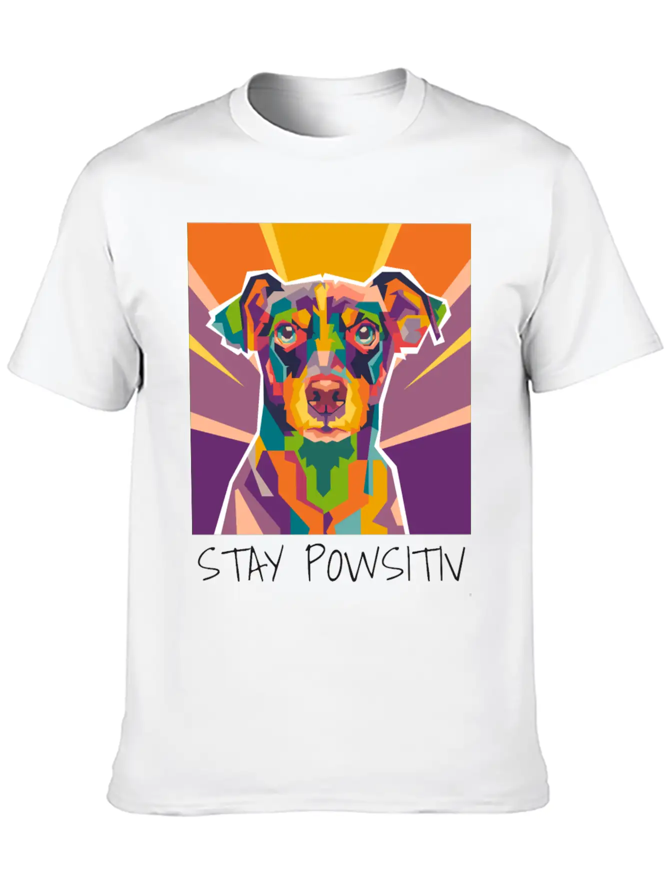 Dog Pop Art Essential Cotton Tee For Daily Outfits – Unisex Style