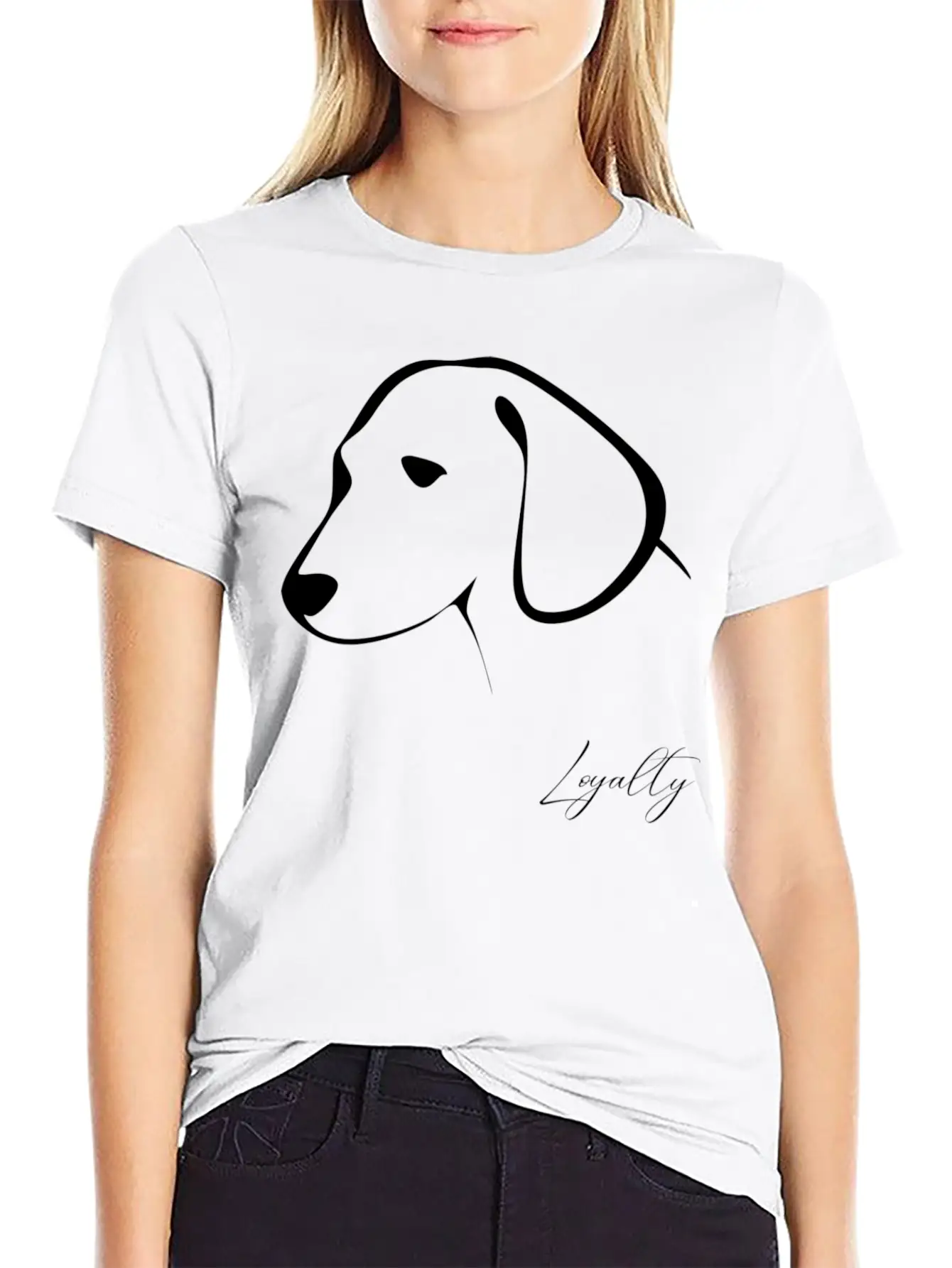 Dog Shirt Unisex Casual T-Shirt – Clean Design For Daily Comfort
