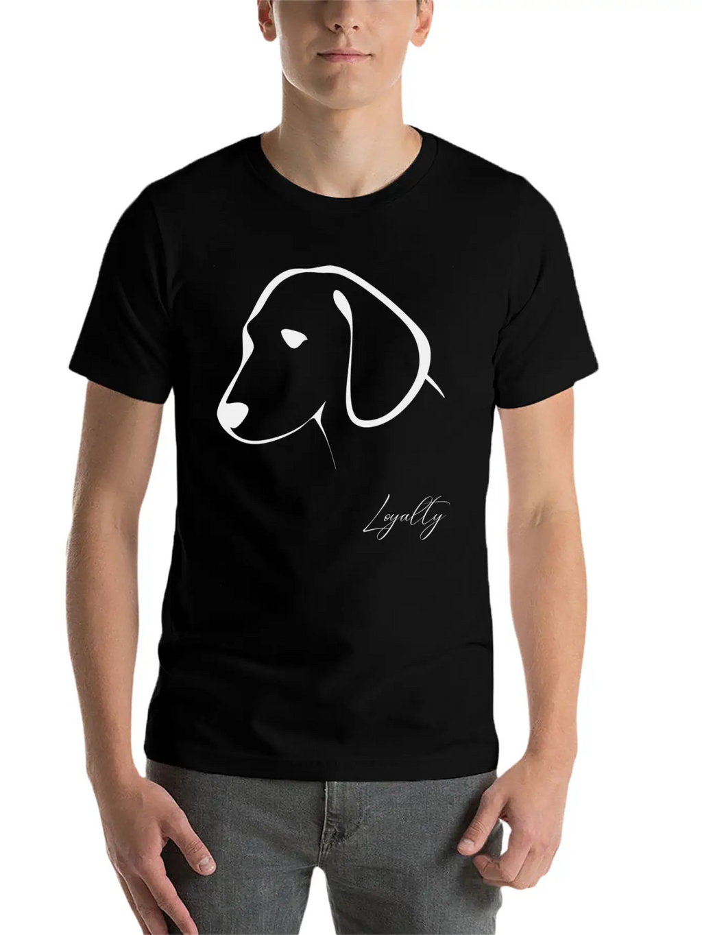 Dog Shirt Unisex Casual T-Shirt – Clean Design For Daily Comfort