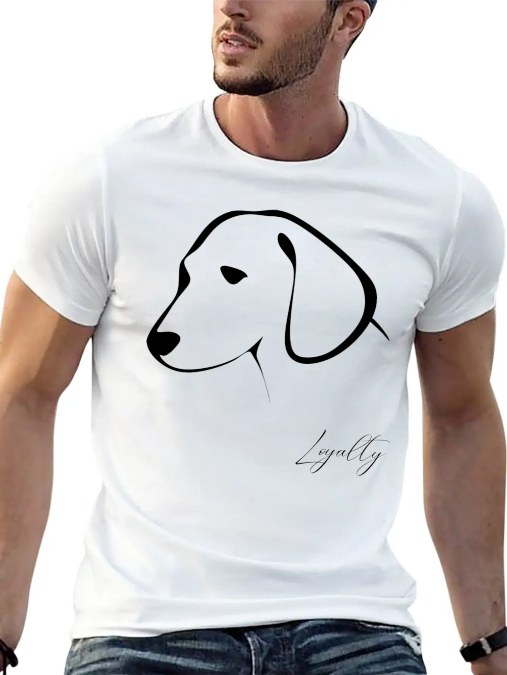Dog Shirt Unisex Casual T-Shirt – Clean Design For Daily Comfort