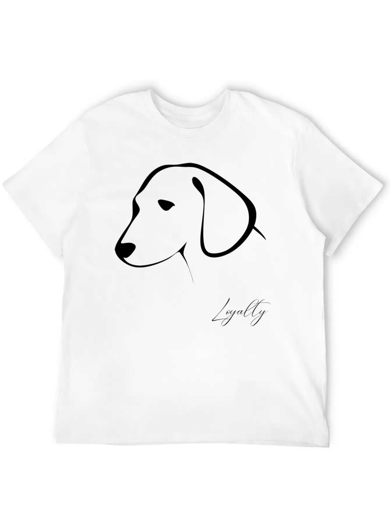 Dog Shirt Unisex Casual T-Shirt – Clean Design For Daily Comfort