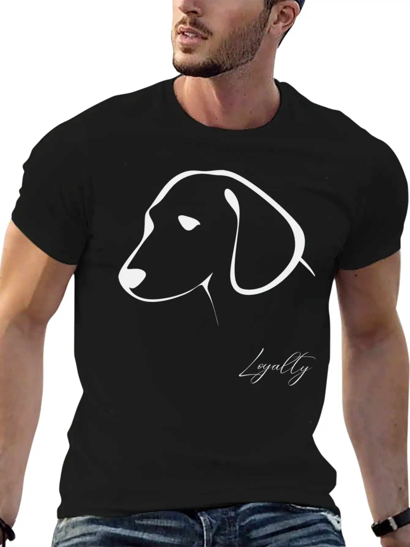 Dog Shirt Unisex Casual T-Shirt – Clean Design For Daily Comfort