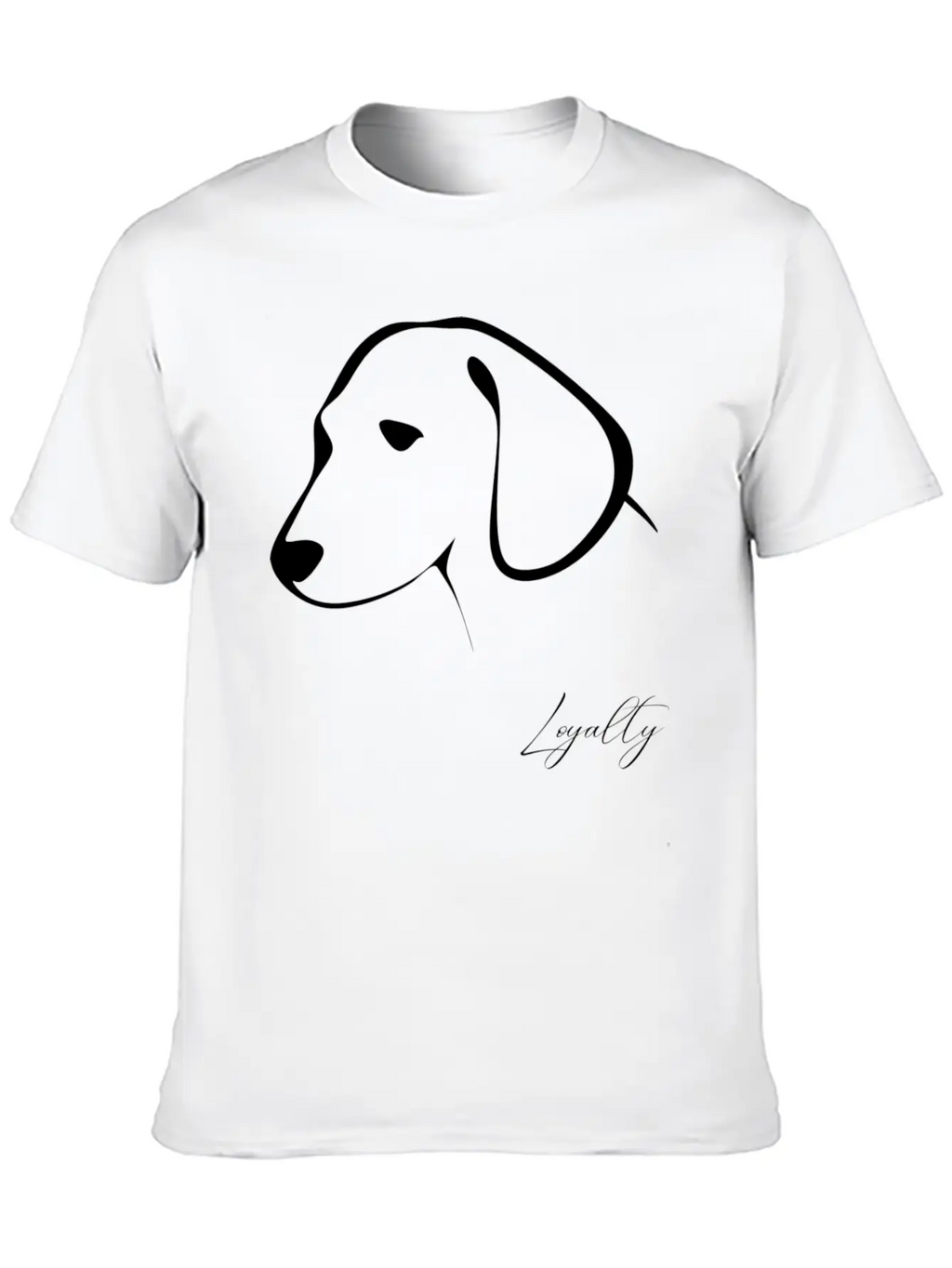 Dog Shirt Unisex Casual T-Shirt – Clean Design For Daily Comfort