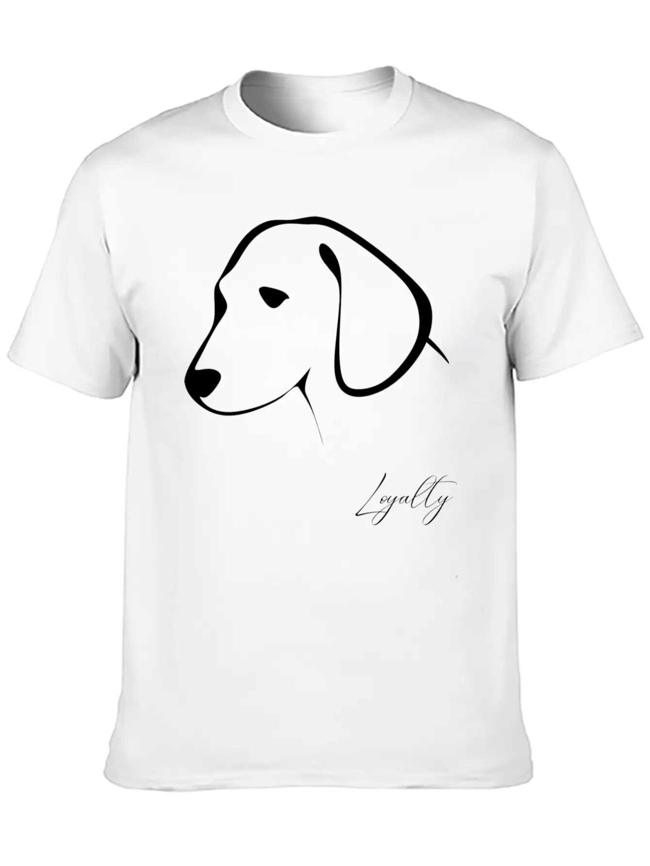 Dog Shirt Unisex Casual T-Shirt – Clean Design For Daily Comfort