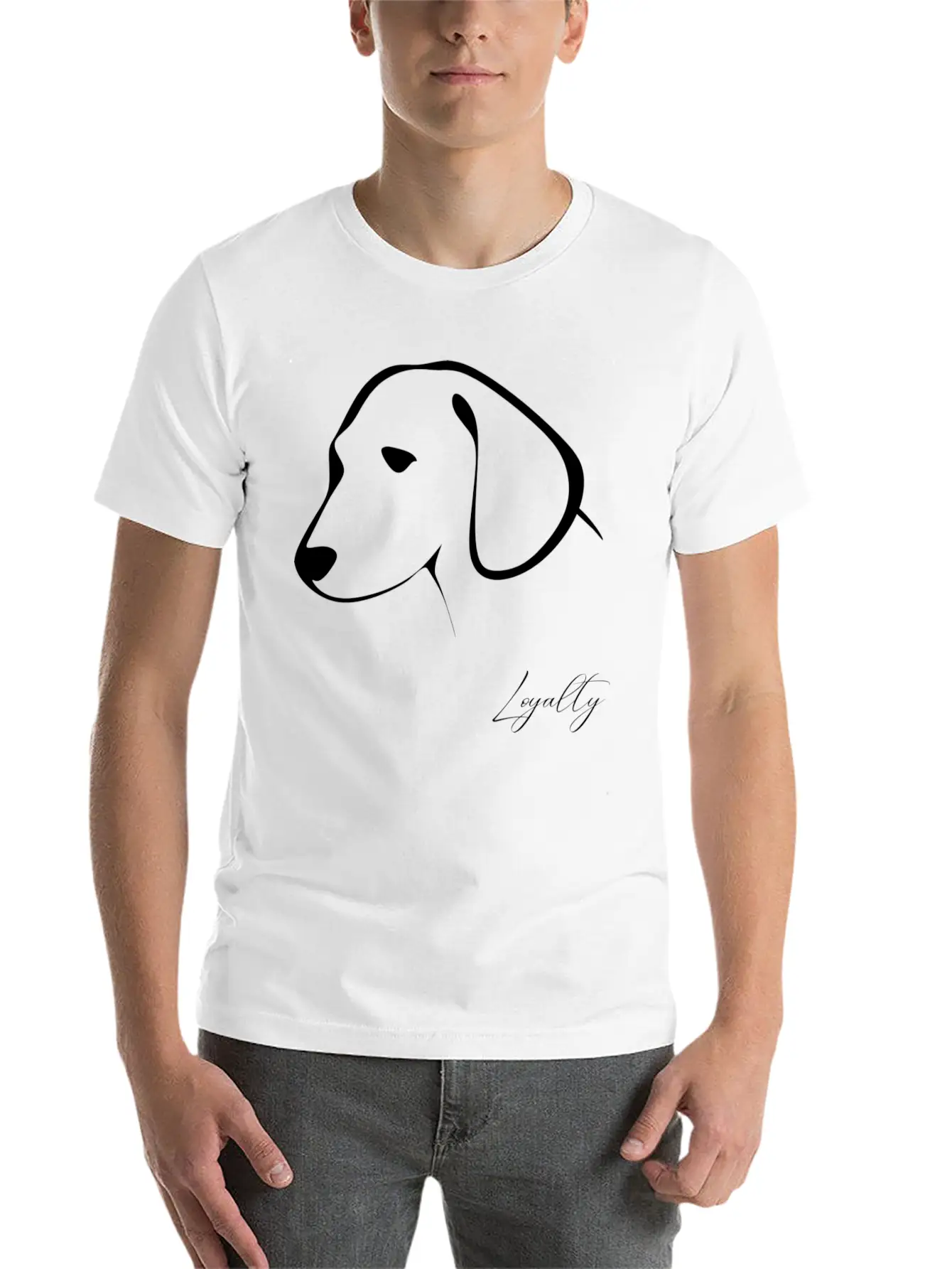 Dog Shirt Unisex Casual T-Shirt – Clean Design For Daily Comfort