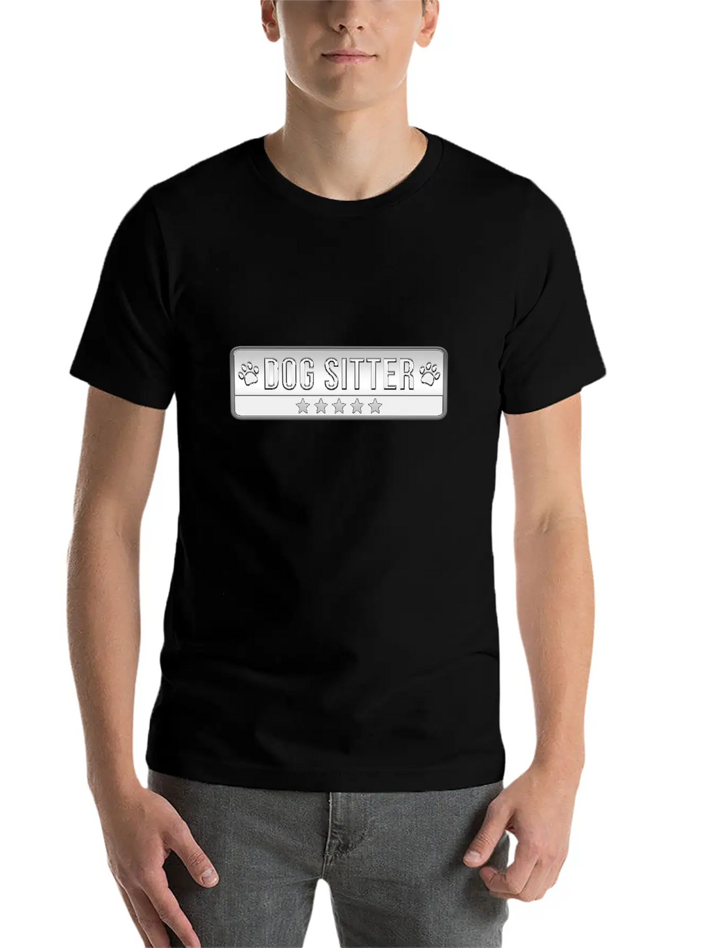 Dog Sitter Cute Dog Watcher Essential Cotton Tee For Daily Outfits – Unisex Style