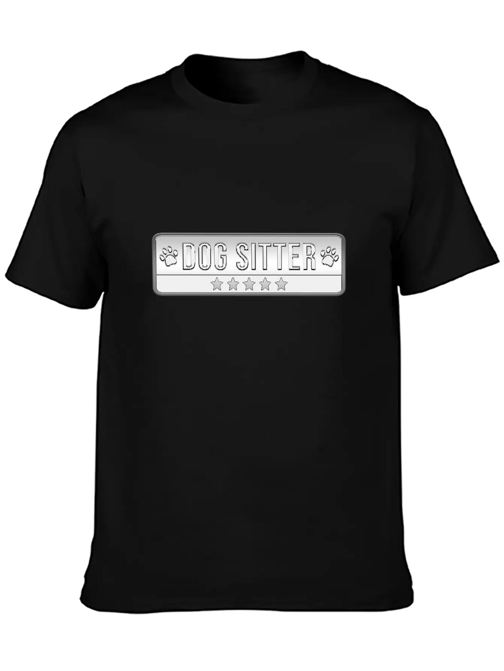 Dog Sitter Cute Dog Watcher Essential Cotton Tee For Daily Outfits – Unisex Style