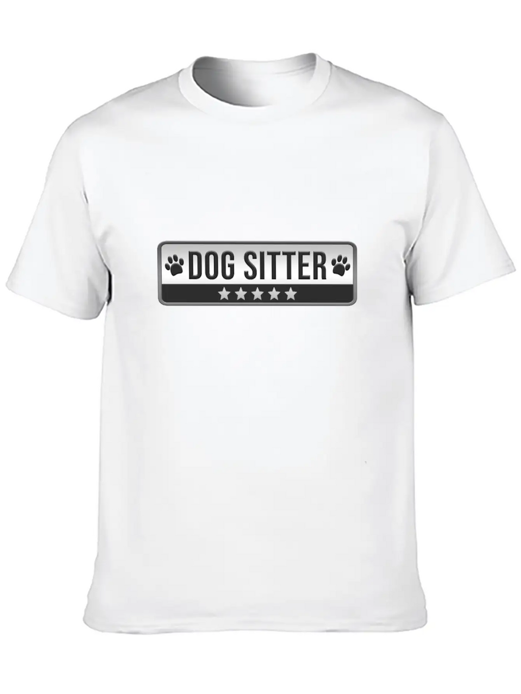 Dog Sitter Cute Dog Watcher Essential Cotton Tee For Daily Outfits – Unisex Style