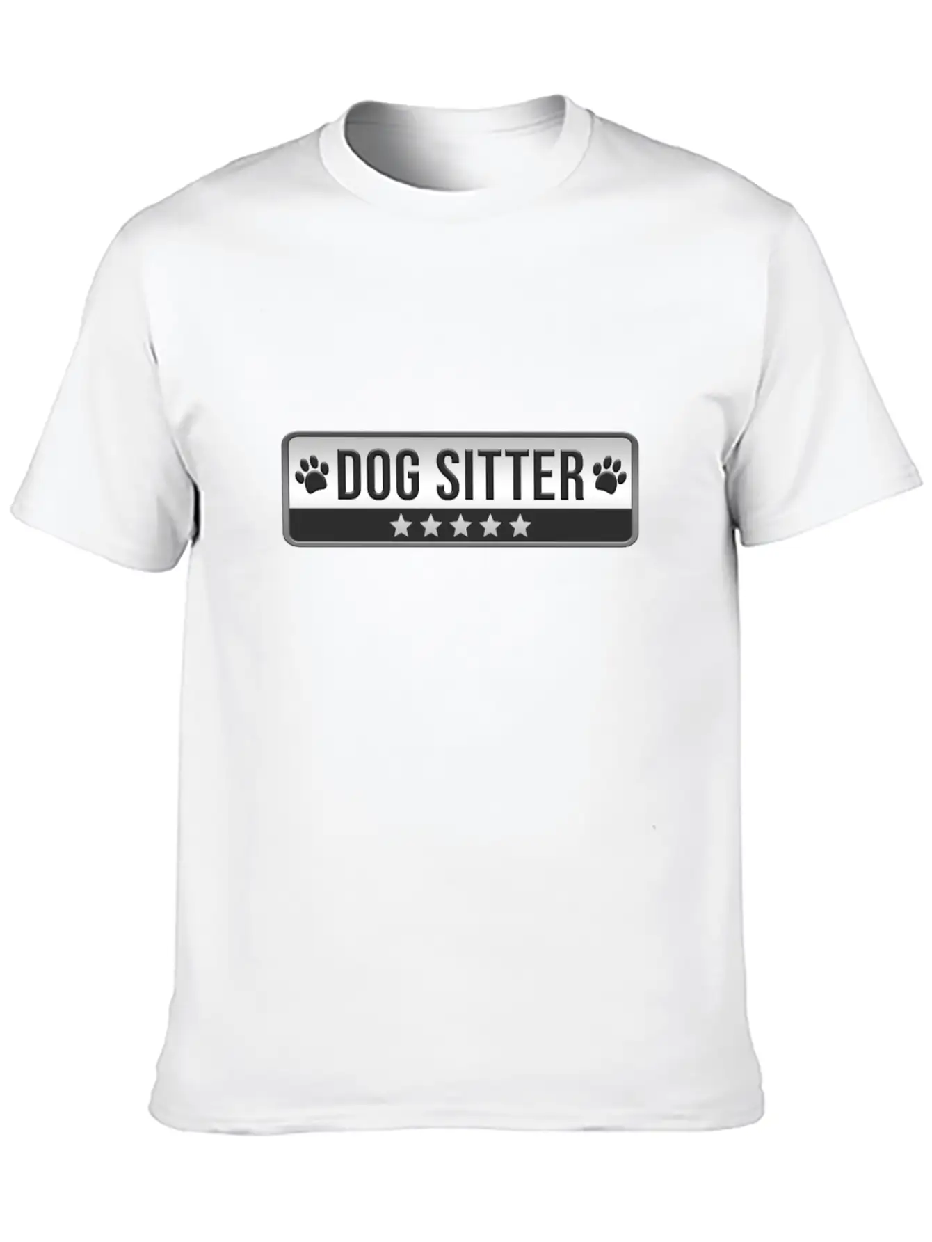 Dog Sitter Cute Dog Watcher Essential Cotton Tee For Daily Outfits – Unisex Style