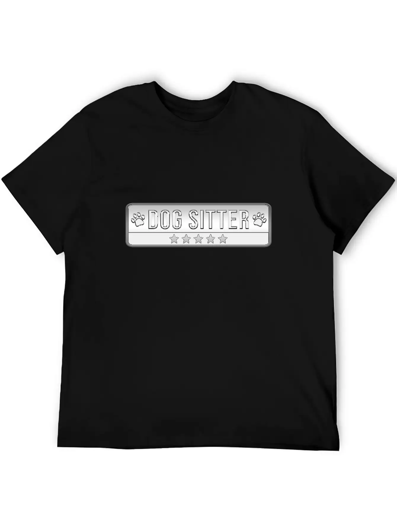 Dog Sitter Cute Dog Watcher Essential Cotton Tee For Daily Outfits – Unisex Style