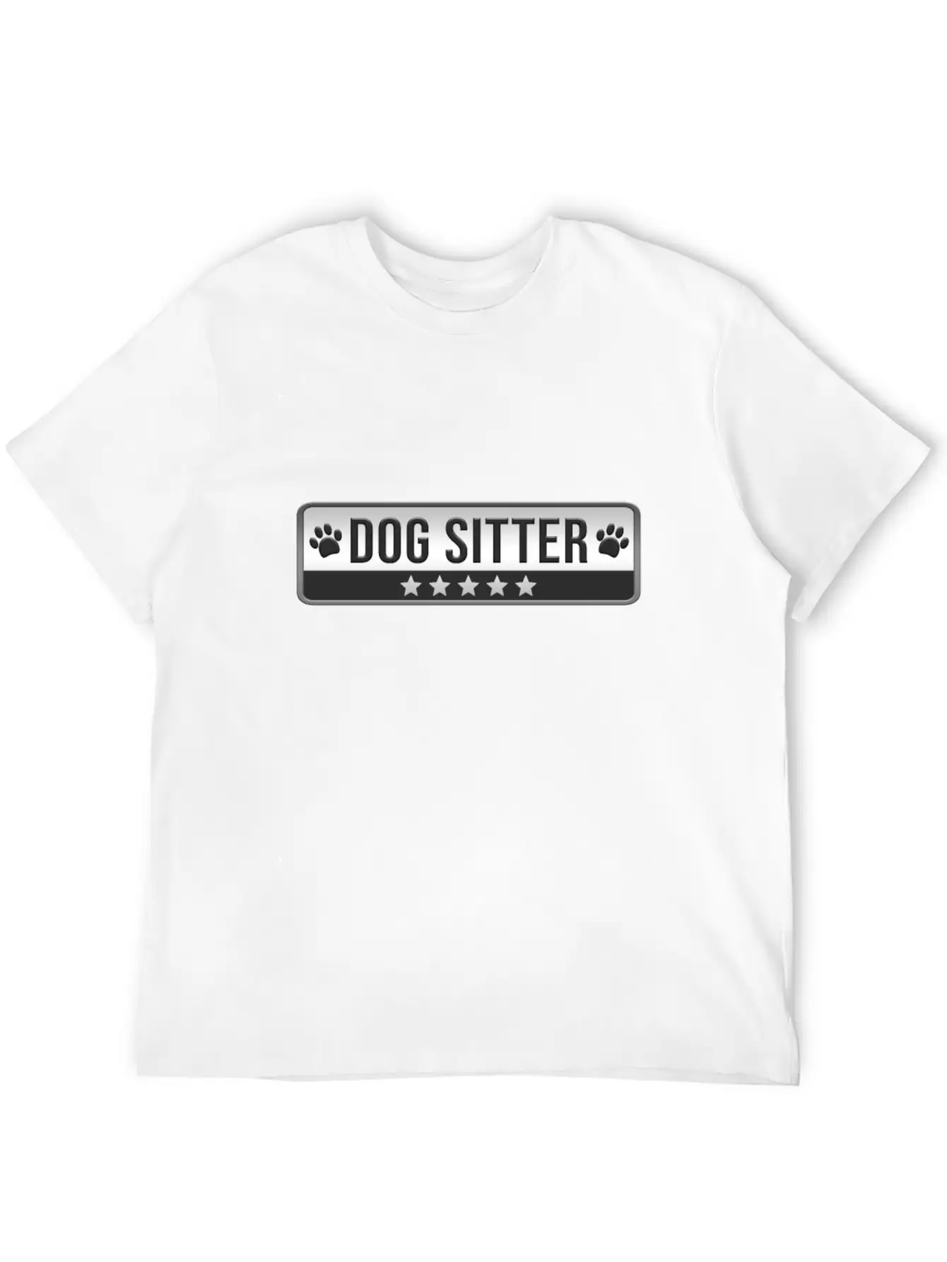 Dog Sitter Cute Dog Watcher Essential Cotton Tee For Daily Outfits – Unisex Style