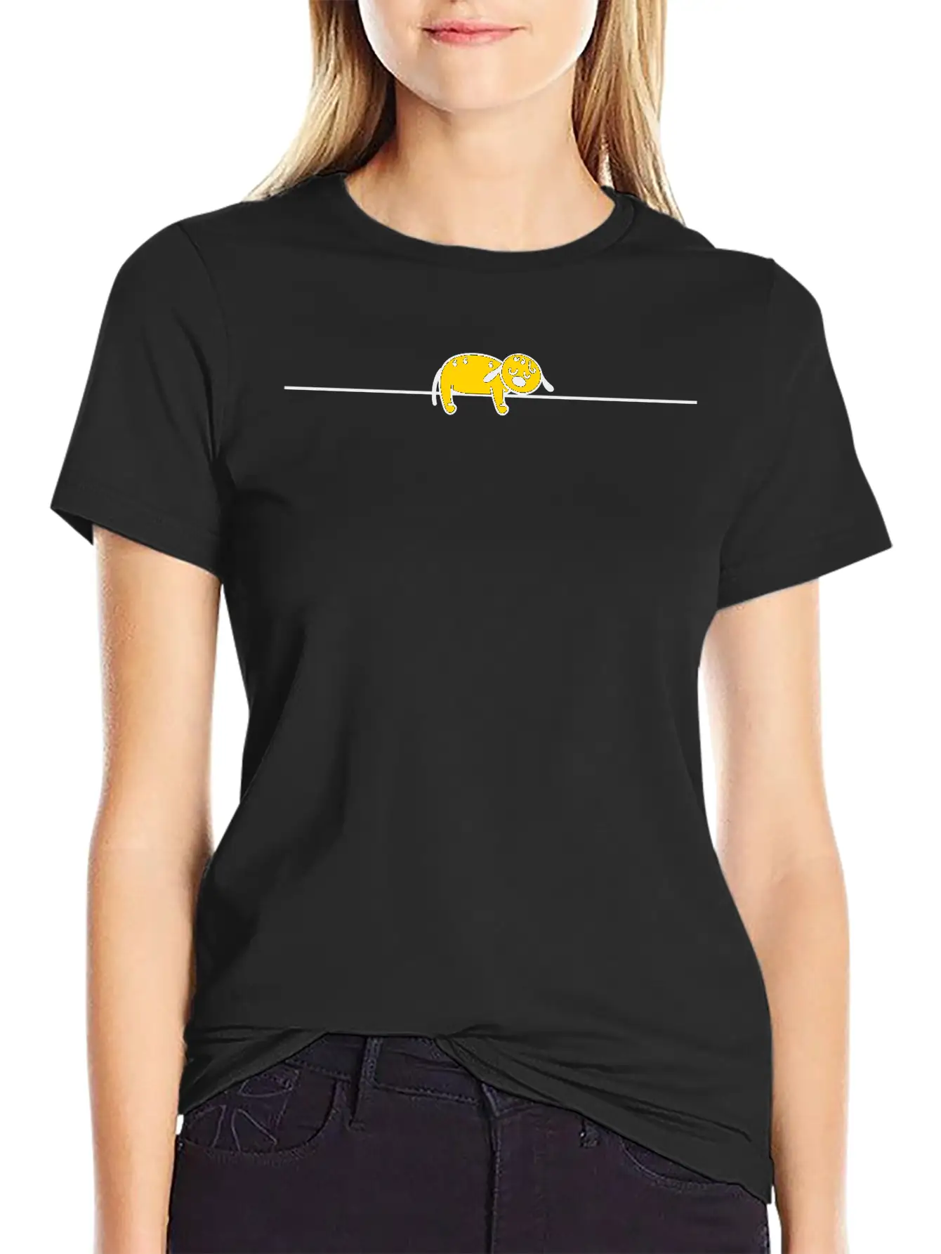 Dog Sleep Casual Graphic T-Shirt – Simple And Comfortable Daily Wear
