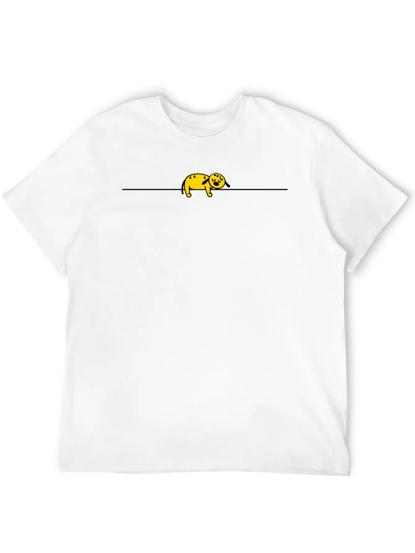 Dog Sleep Casual Graphic T-Shirt – Simple And Comfortable Daily Wear