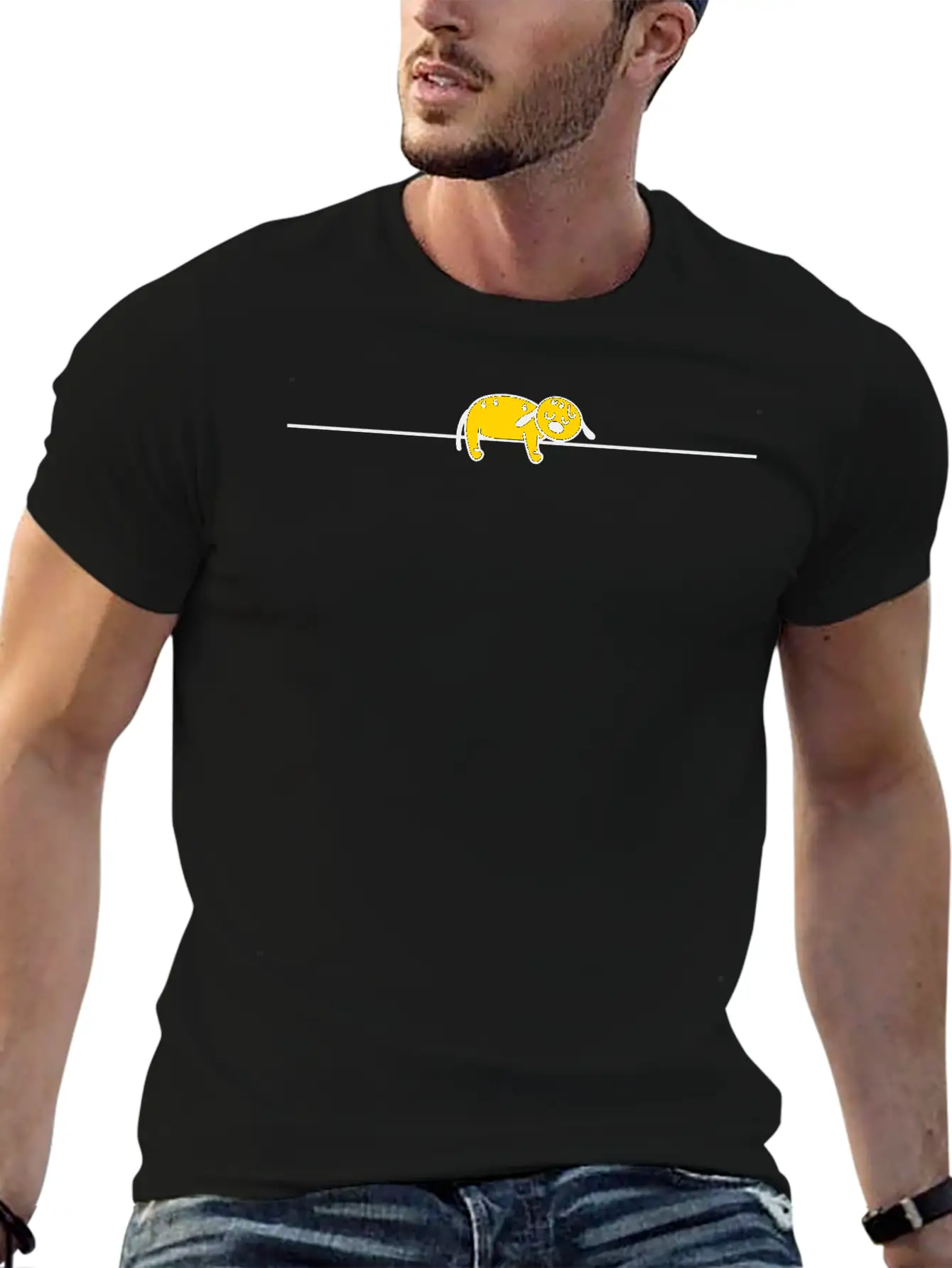 Dog Sleep Casual Graphic T-Shirt – Simple And Comfortable Daily Wear