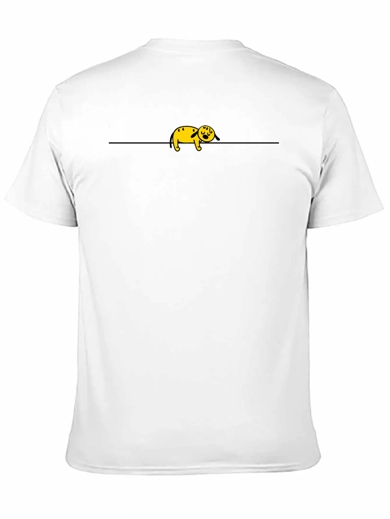 Dog Sleep Casual Graphic T-Shirt – Simple And Comfortable Daily Wear