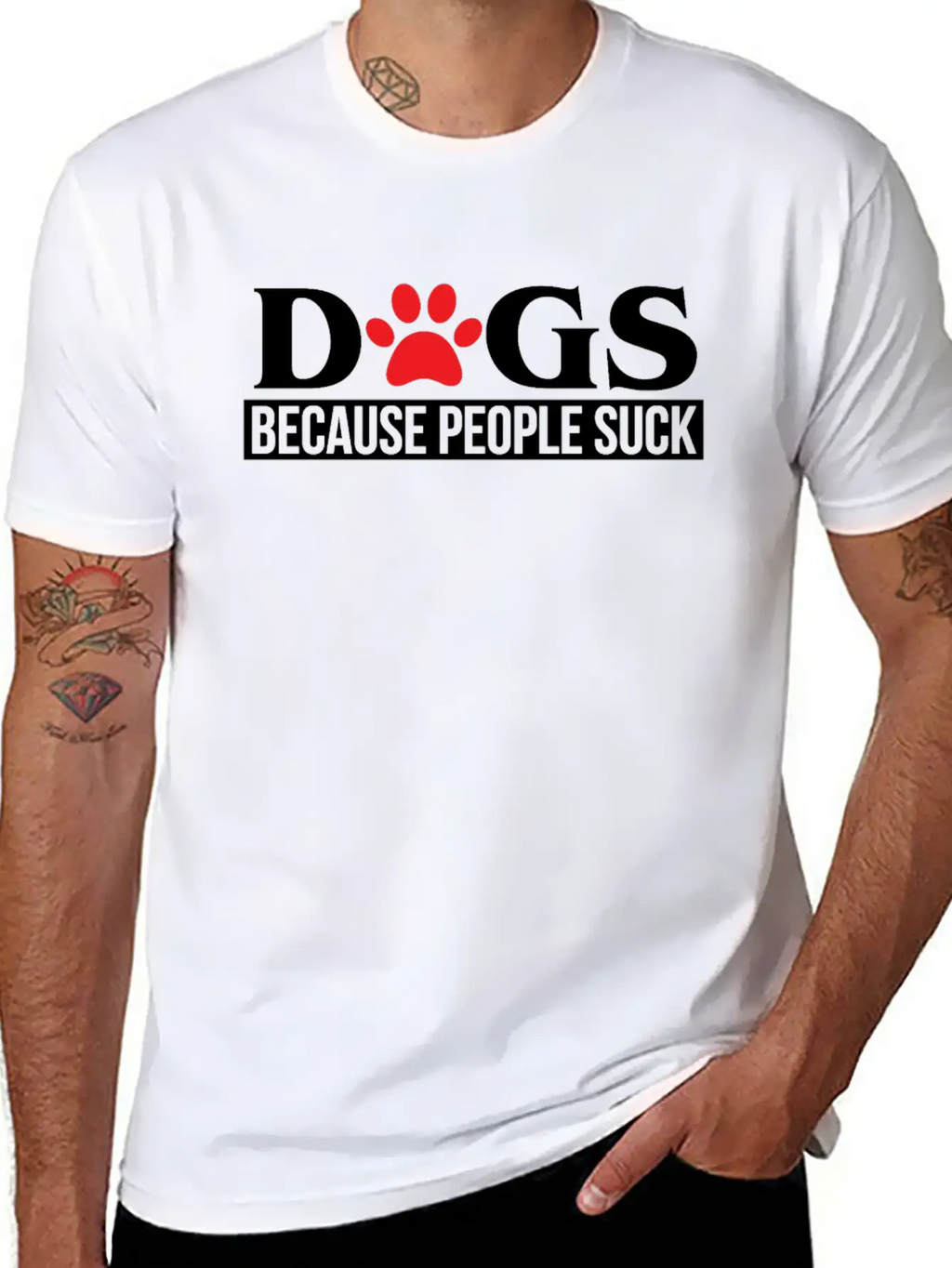 Dog Stylish Everyday T-Shirt – Unisex Basic Cotton Tee