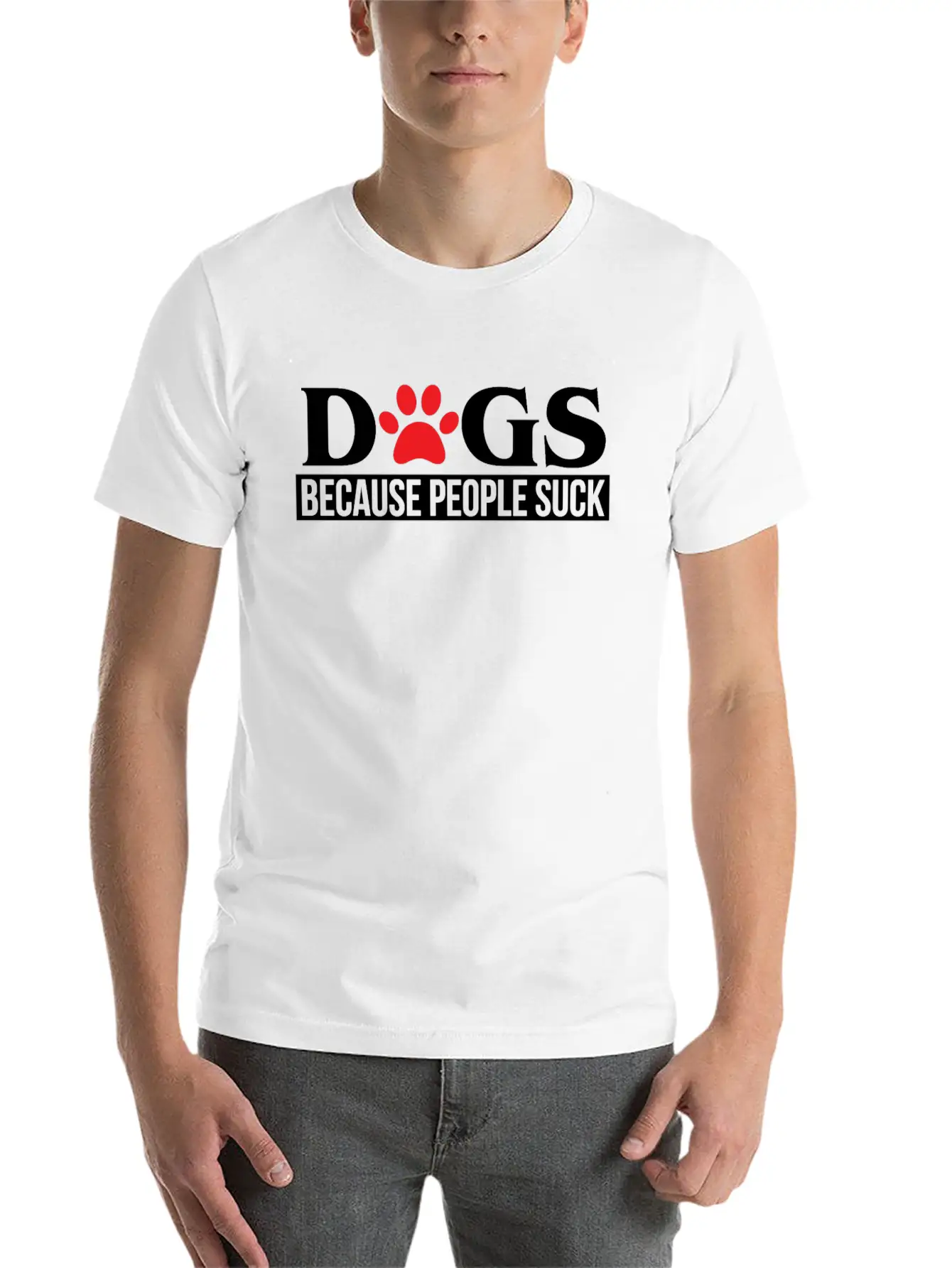 Dog Stylish Everyday T-Shirt – Unisex Basic Cotton Tee