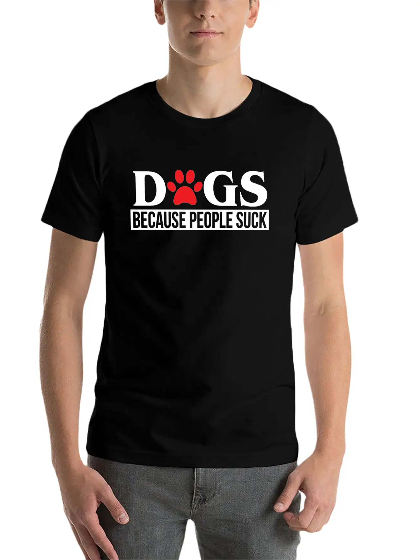 Dog Stylish Everyday T-Shirt – Unisex Basic Cotton Tee