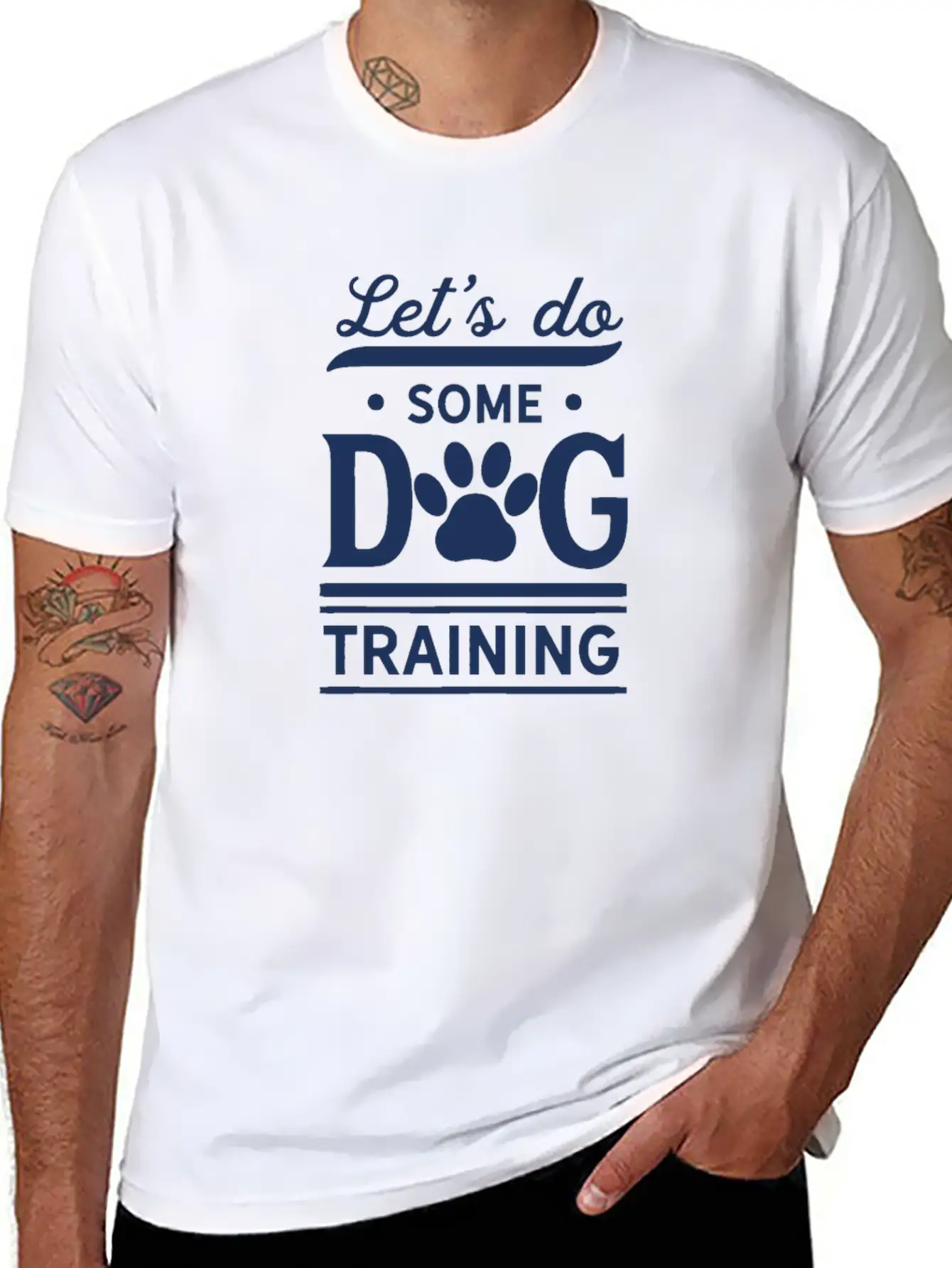 Dog Trainer Dog Training Dogs Dog School Trick Unisex Casual T-Shirt – Clean Design For Daily Comfort