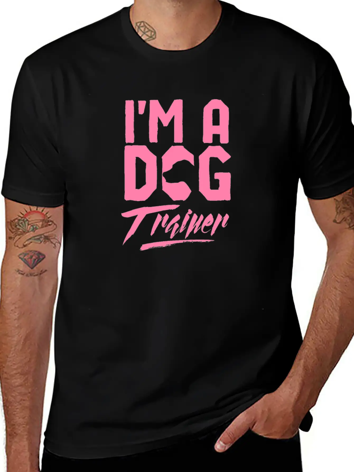 Dog Trainer Mom Breathable Soft Cotton T-Shirt – Timeless Casual Look