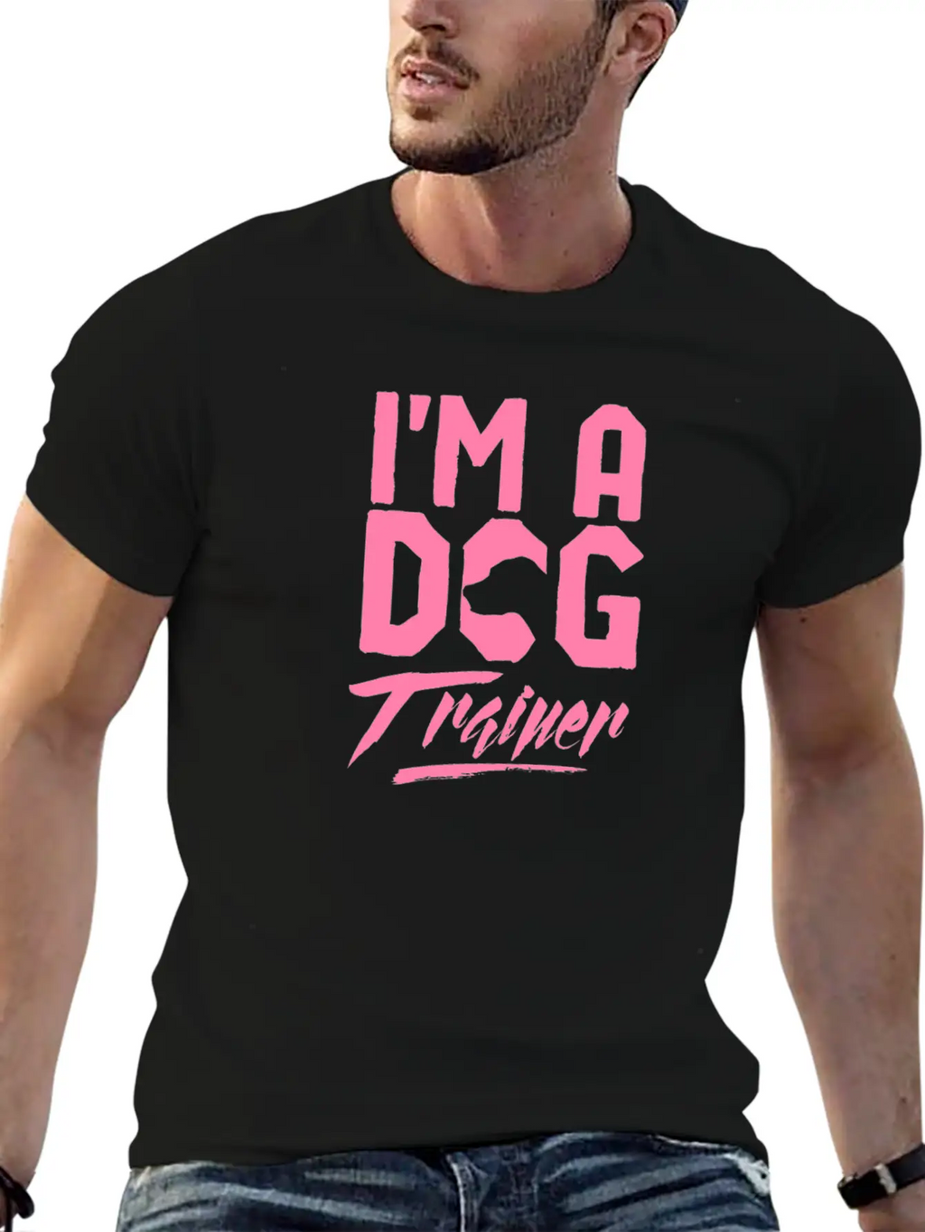 Dog Trainer Mom Breathable Soft Cotton T-Shirt – Timeless Casual Look