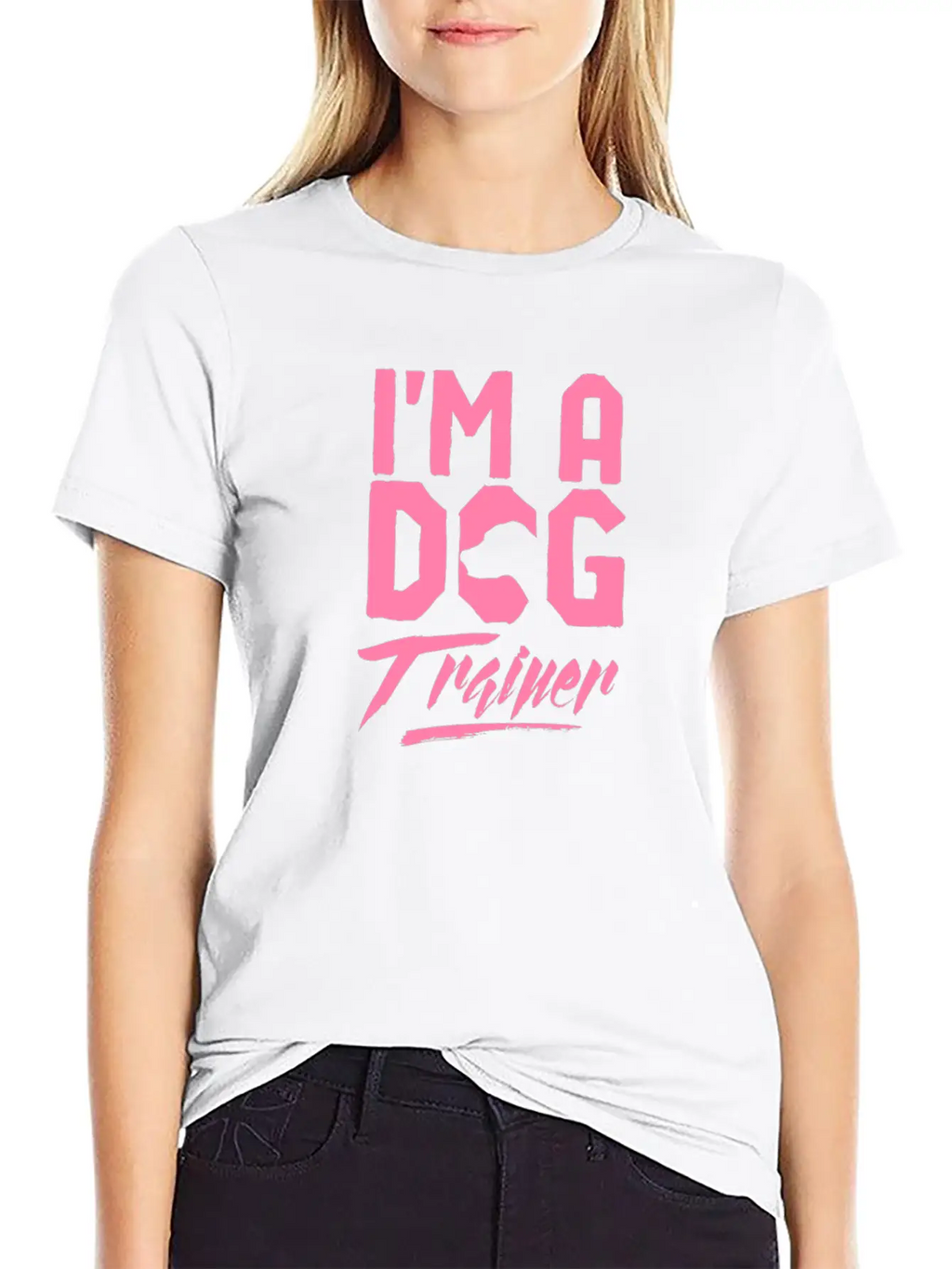 Dog Trainer Mom Breathable Soft Cotton T-Shirt – Timeless Casual Look