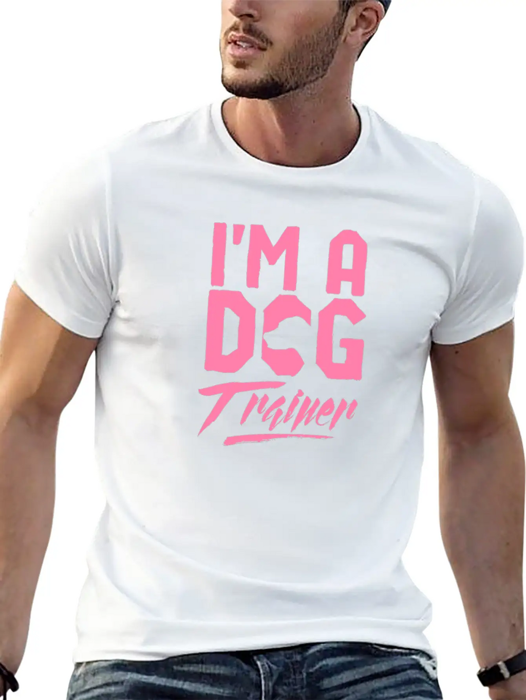 Dog Trainer Mom Breathable Soft Cotton T-Shirt – Timeless Casual Look