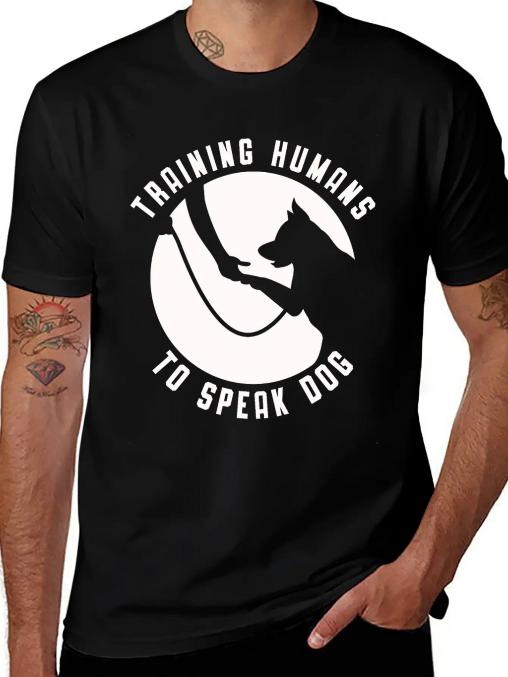 Dog Trainer Women Men Dog Agility Training Stylish Everyday T-Shirt – Unisex Basic Cotton Tee
