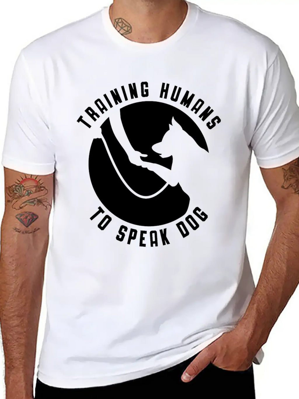 Dog Trainer Women Men Dog Agility Training Stylish Everyday T-Shirt – Unisex Basic Cotton Tee