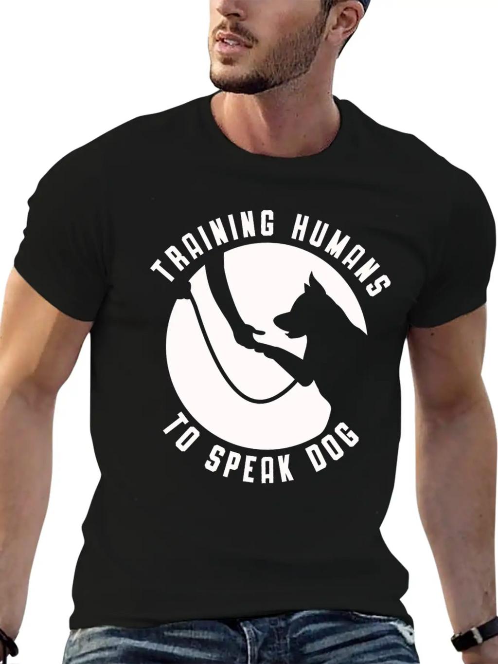 Dog Trainer Women Men Dog Agility Training Stylish Everyday T-Shirt – Unisex Basic Cotton Tee