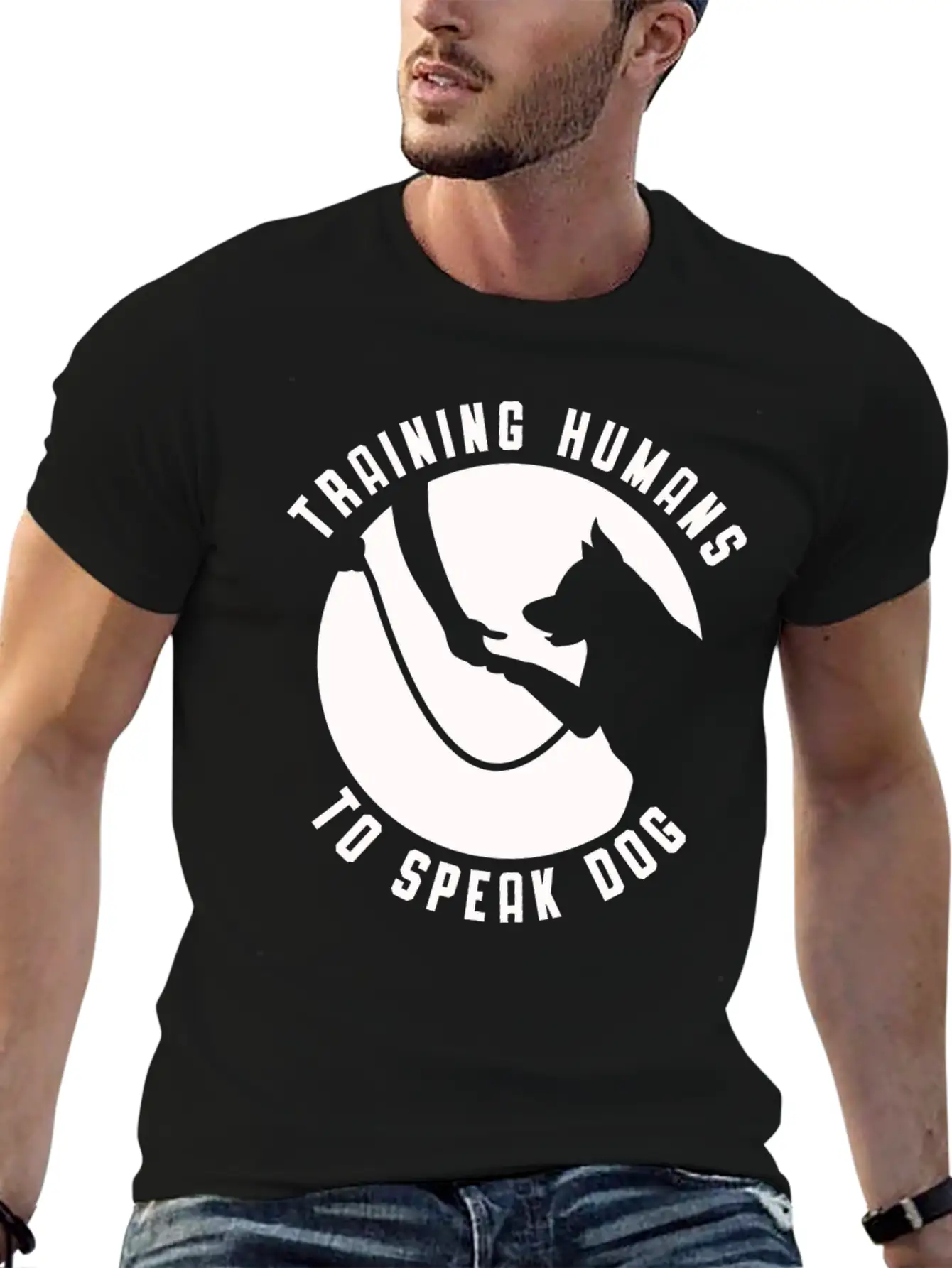 Dog Trainer Women Men Dog Agility Training Stylish Everyday T-Shirt – Unisex Basic Cotton Tee