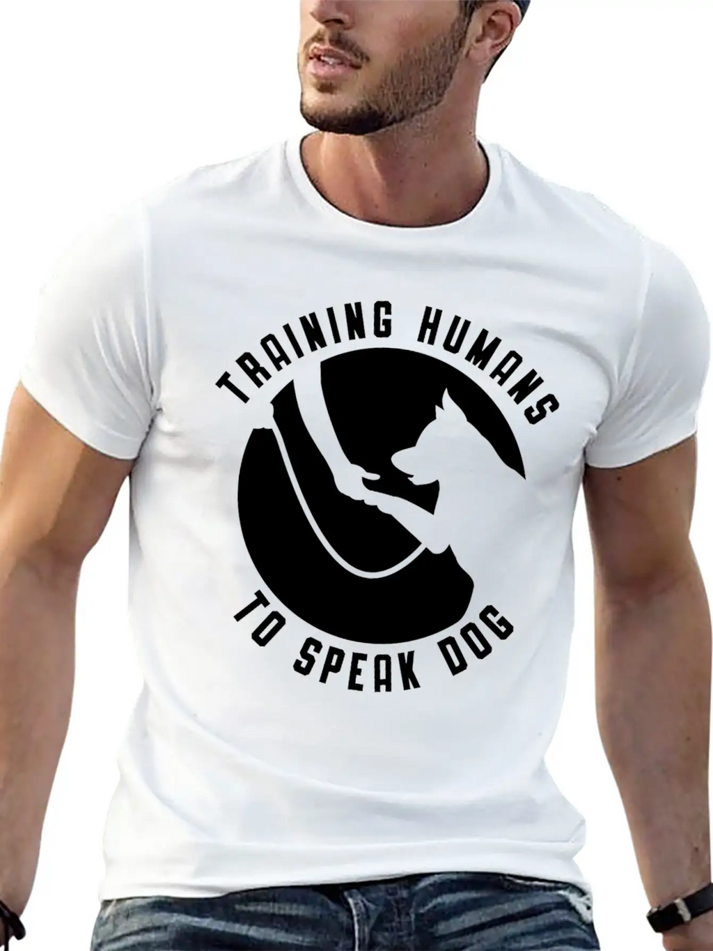 Dog Trainer Women Men Dog Agility Training Stylish Everyday T-Shirt – Unisex Basic Cotton Tee