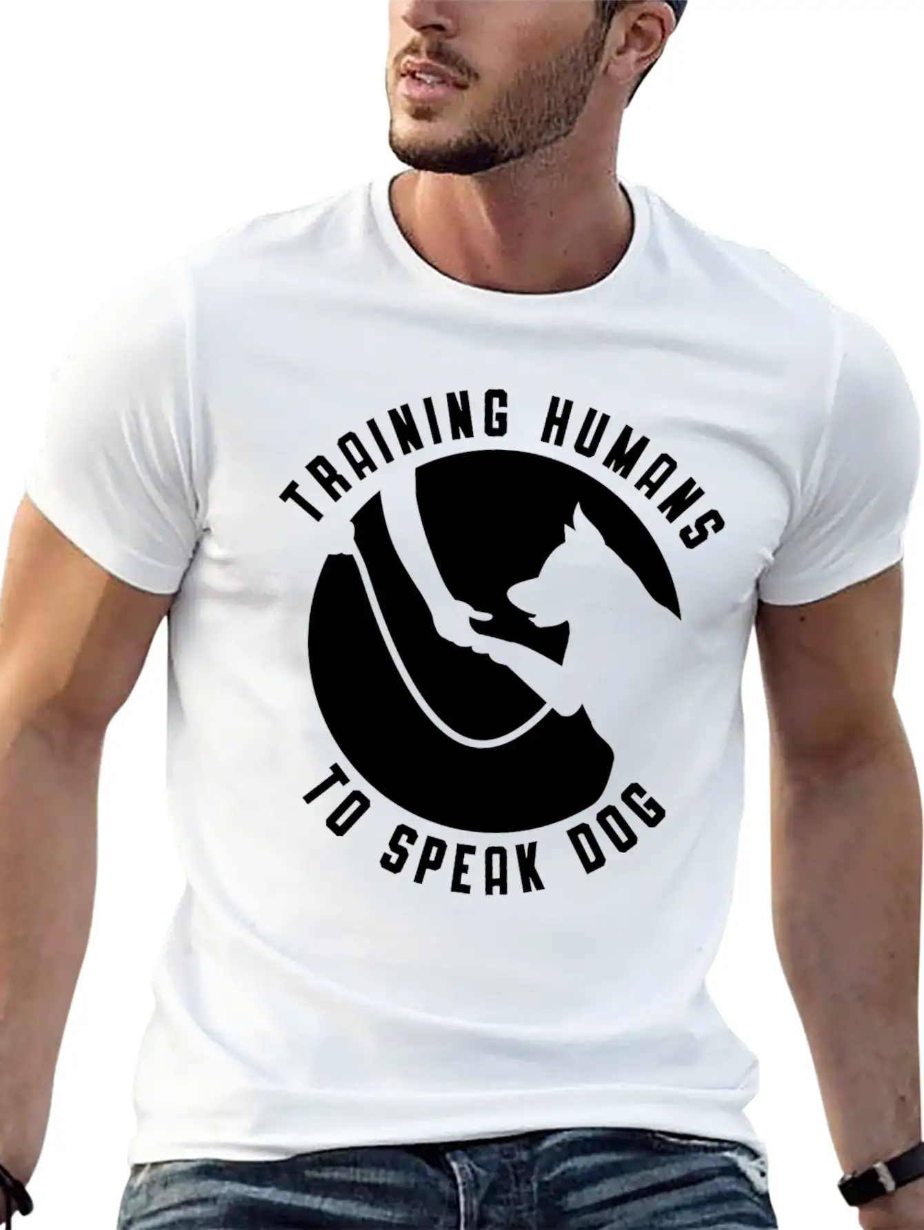 Dog Trainer Women Men Dog Agility Training Stylish Everyday T-Shirt – Unisex Basic Cotton Tee