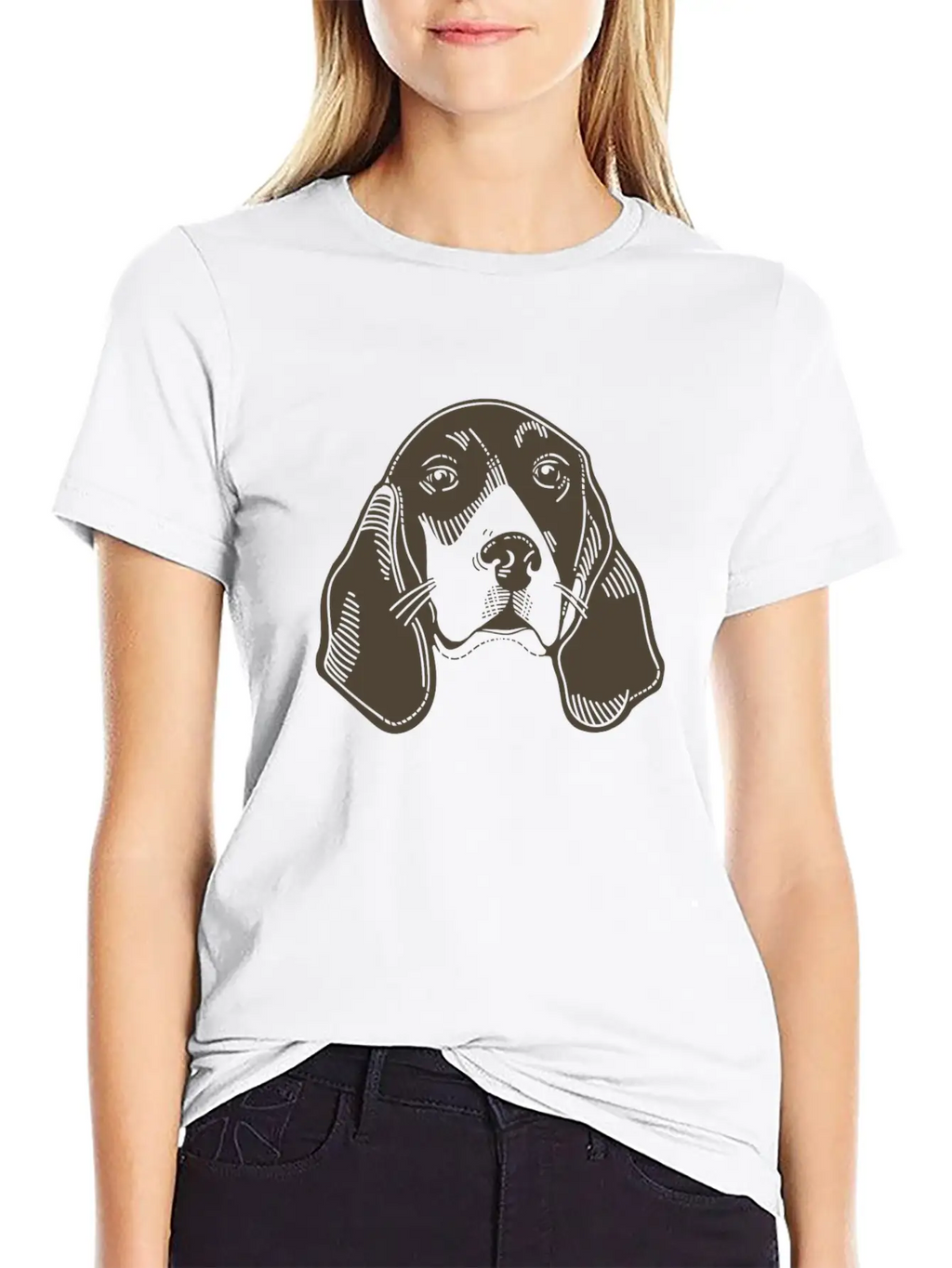 Dog Unisex Short Sleeve Soft Cotton T-Shirt – Casual Everyday Wear
