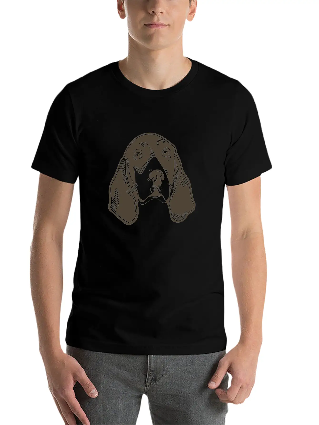 Dog Unisex Short Sleeve Soft Cotton T-Shirt – Casual Everyday Wear