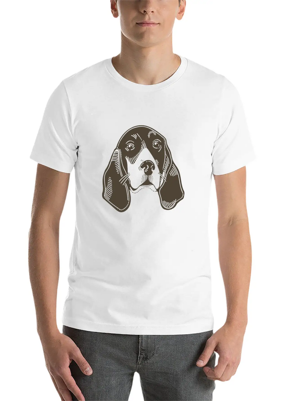 Dog Unisex Short Sleeve Soft Cotton T-Shirt – Casual Everyday Wear