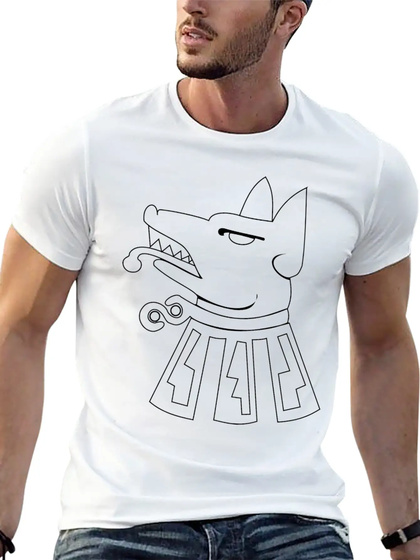 Dog296 Casual Graphic T-Shirt – Simple And Comfortable Daily Wear