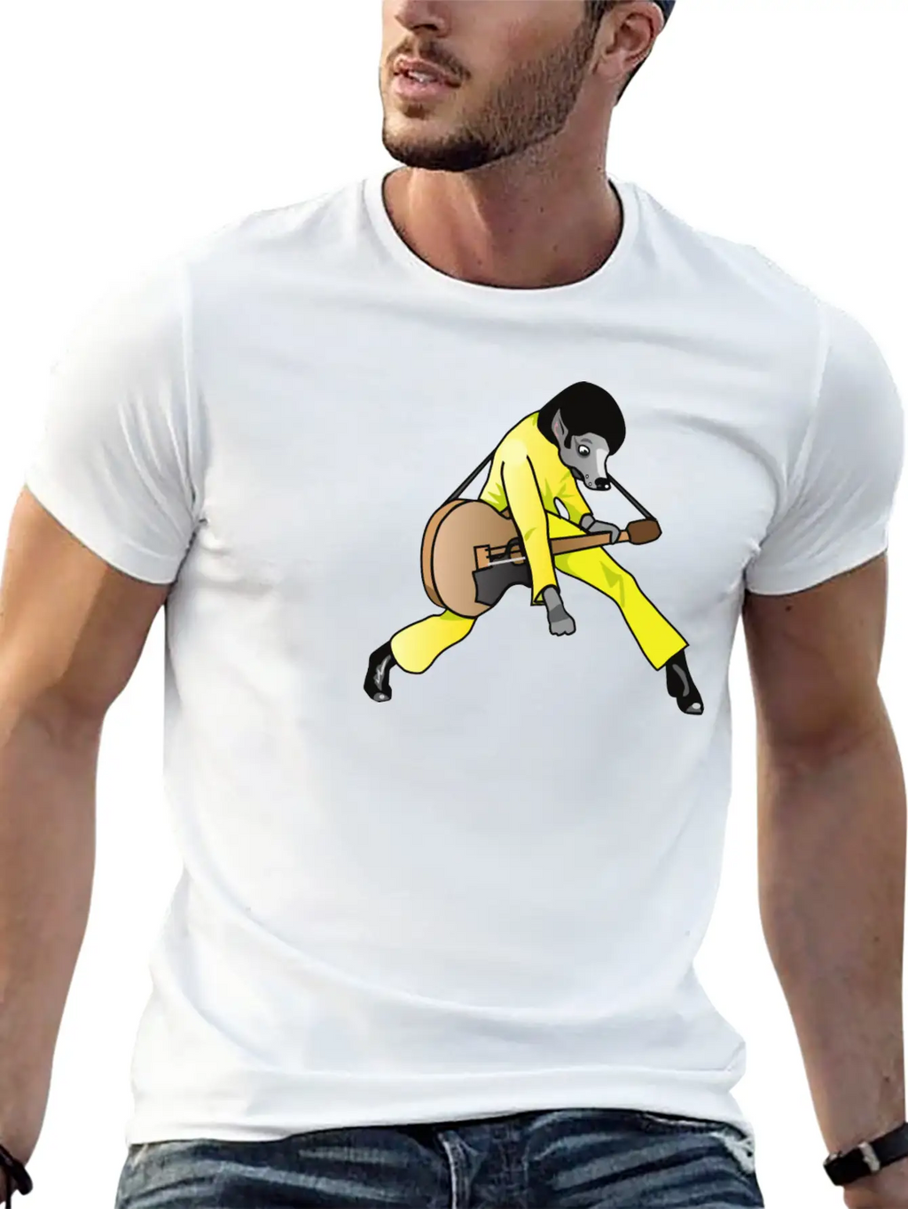 Dog536 Unisex Short Sleeve Soft Cotton T-Shirt – Casual Everyday Wear