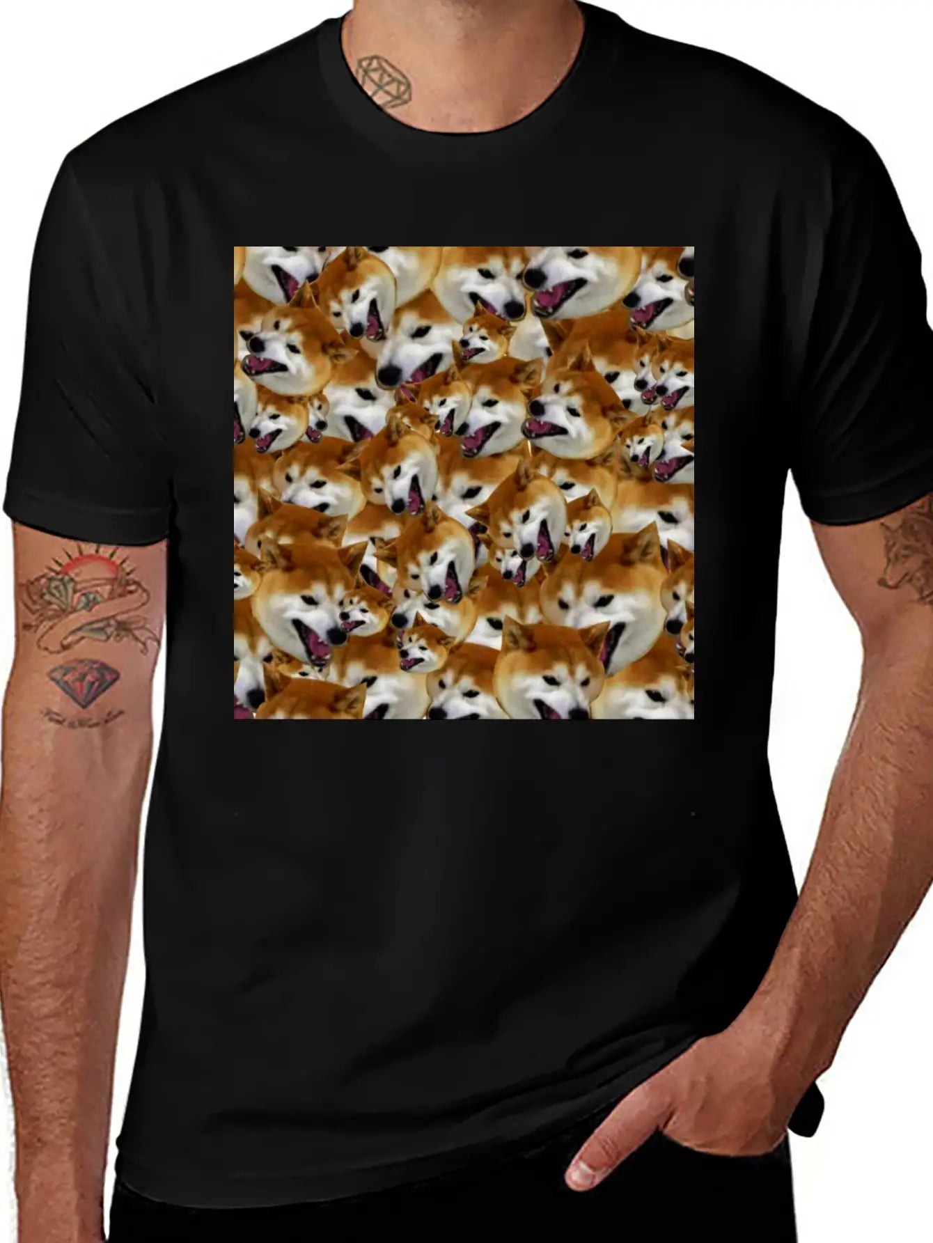 Doge Laugh Unisex Casual T-Shirt – Clean Design For Daily Comfort